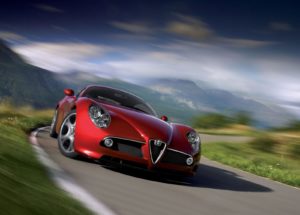 De Alfa Romeo 8C is door de Nederlandse fan uitgeroepen tot de meest iconische Alfa Romeo uit de historie van het merk. Foto: Alfa Romeo