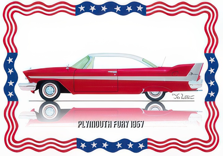 A-3 PLACEMAT SERIE F-4 PHANTOM / CARS