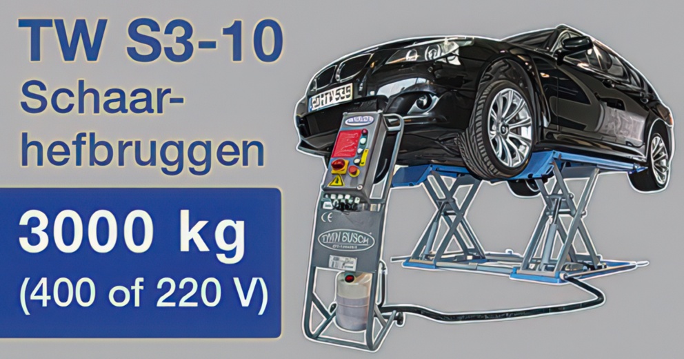 Nieuwe Schaarhefbruggen Poets-bandenbrug 220/400v