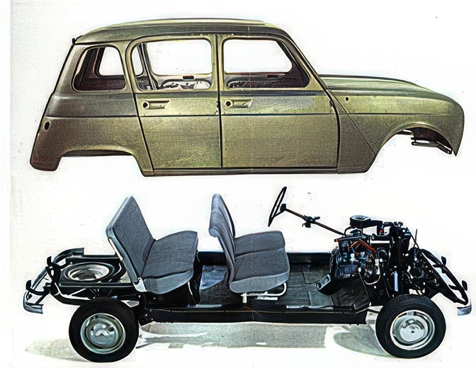 Onderdelen: Onderdelen voor Renault 4 + R4 bestel