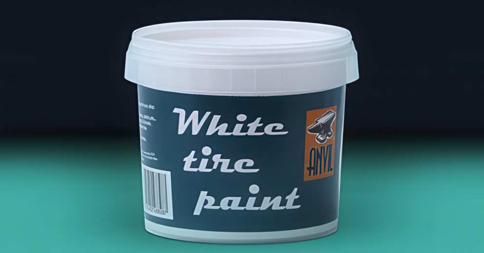 witte bandenverf