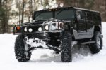 hummer in winter
