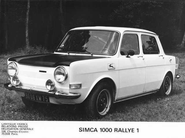 SIMCA 1000 RALLYE 1  1970  1978    1/43  PRESSE 