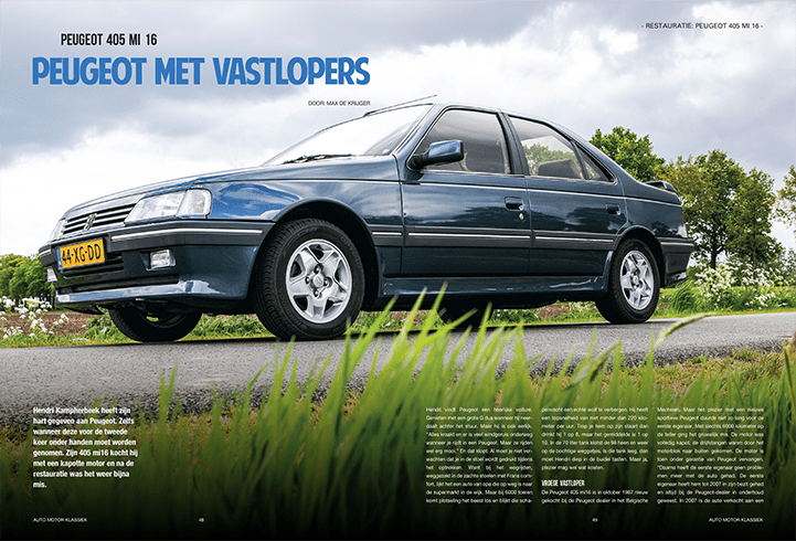 peugeot 405 mi 16 restauratie
