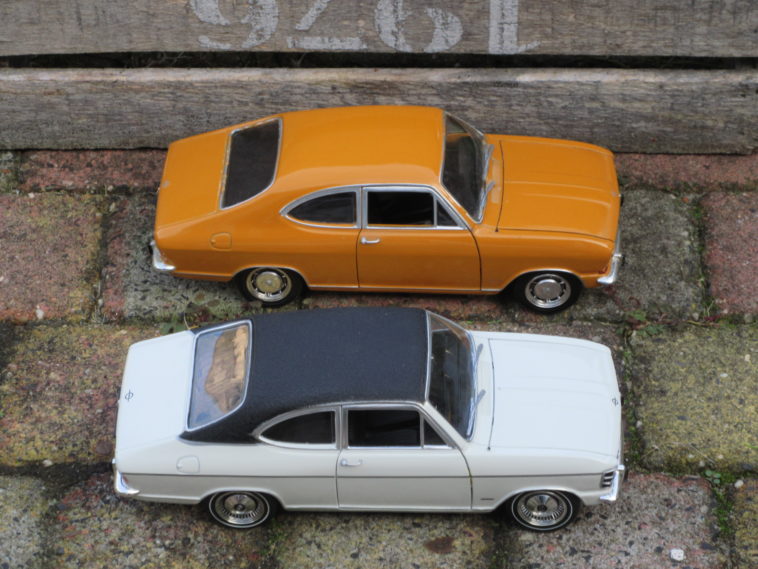 kop passagier Knorretje Opel Kadett B en Olympia A. Gewilde 1:18 schaalmodellen van Revell –  Oldtimers in Auto Motor Klassiek
