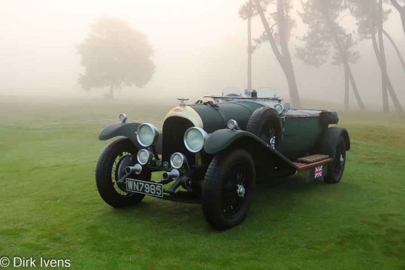 Bentley op de Royal golf club voor Concours