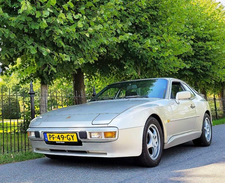 Porsche 944 uit 1986. Een droomauto voor Justin.&nbsp;