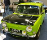1000 年的 Simca 2 Rallye 1973。Henk Visscher 的绿色毒蛙。