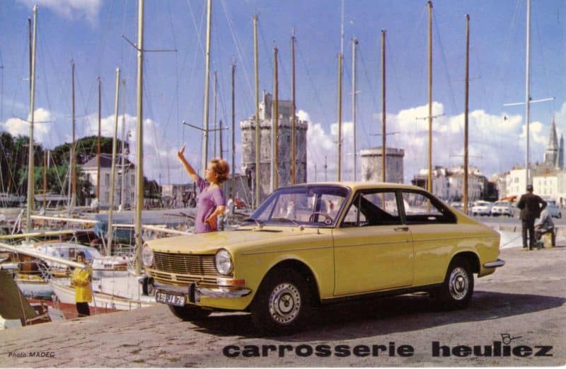 Simca 1501 Coupe Heuliez. One-off prototype, special development history