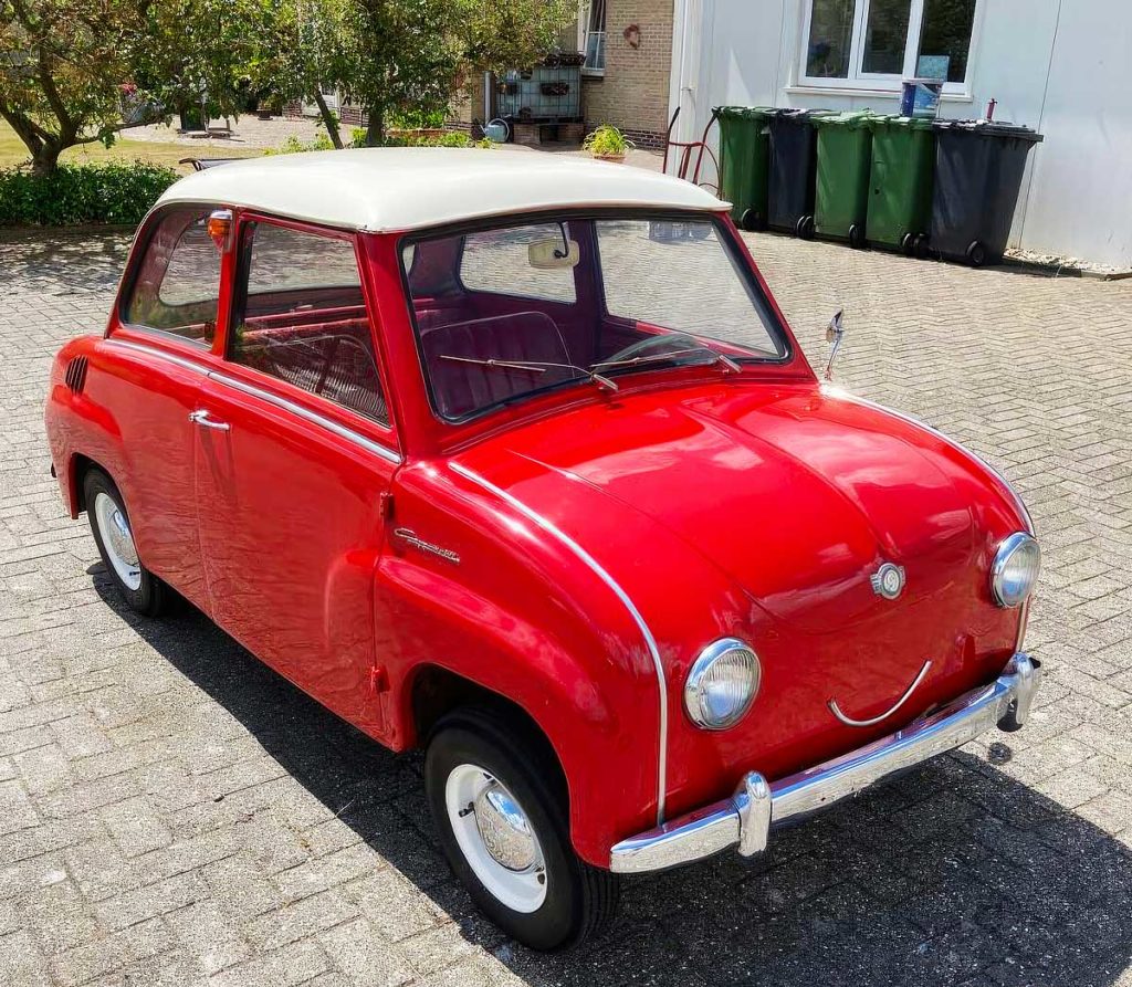 Goggomobil t 250 uit 1961: het verlengstuk van martin's persoonlijkheid