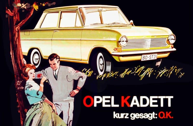 Opel kadett a. de grondlegger van het moderne compacte segment