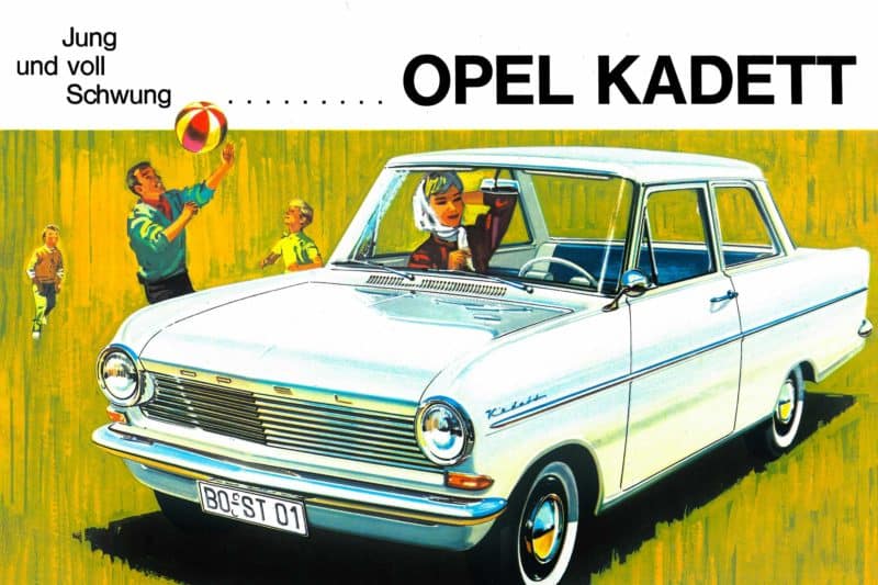 Opel kadett a. de grondlegger van het moderne compacte segment