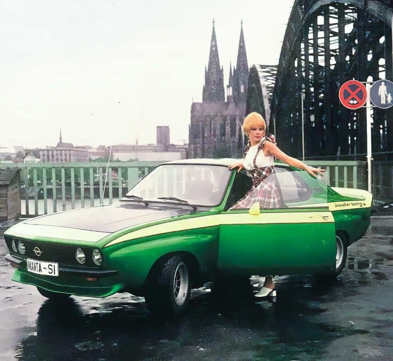 Opel a manta ‘irmscher’ (1972) van popke: opzichtig en gaaf.