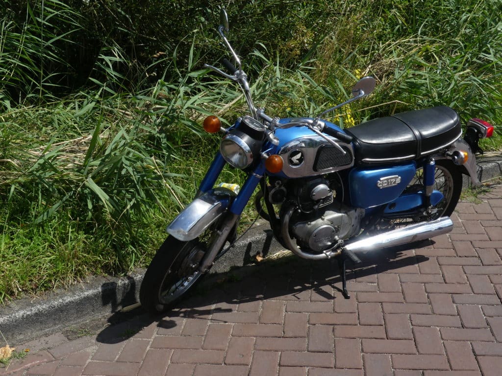 Niet spannend. wel lief: honda cd175