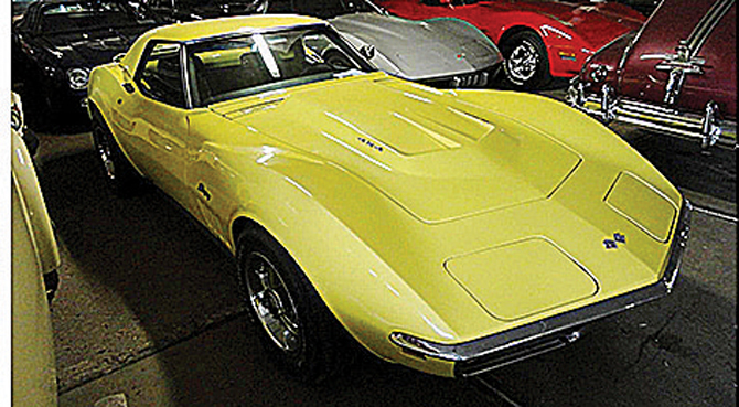 Corvette Cabrio Yellow