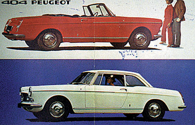 Sklad dílů Peugeot Classics 203