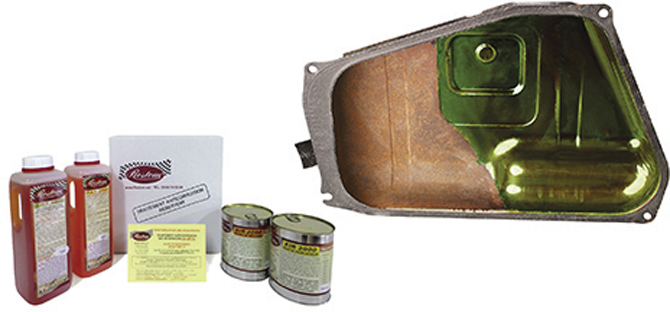 Kit de tratamiento de reparación Restom para tanques oxidados