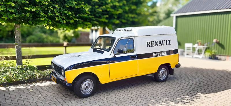 Renault 4 f6 bestel uit 1984. pure liefhebberij voor marten