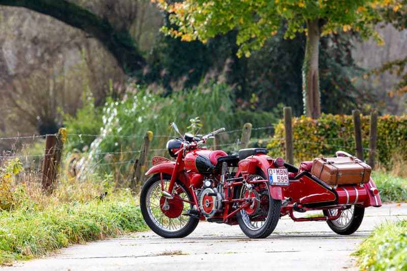 Een liefdesverhaal op wielen: dirk en zijn moto guzzi falcone