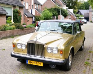 Rolls-Royce Silver Shadow (1980) : personnage royal pour Jan.