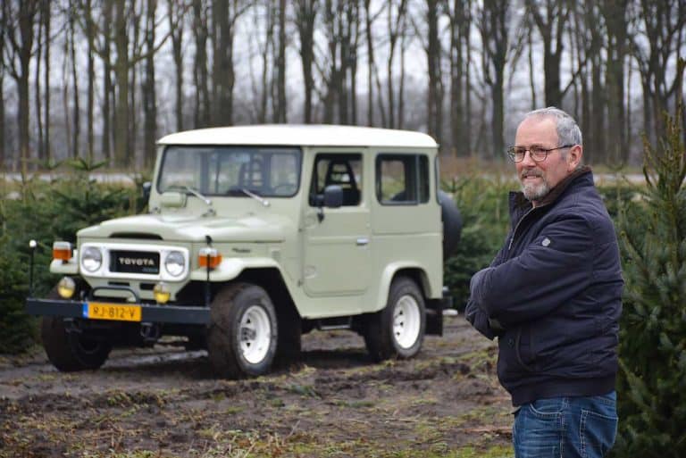 The whole family can come along in grandpa's restored Toyota Land Cruiser BJ40