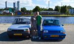 Justin dan Nienke dengan Renault mereka