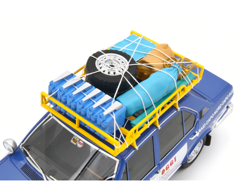 Alfa Romeo Alfetta 'Capo Nord Capo Sud'. Eerbetoon in de schaal 1:18 in aantocht