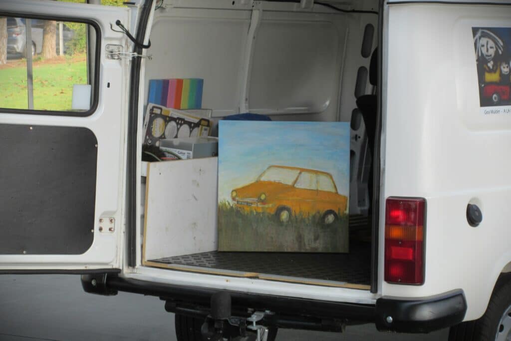 Renault 4F6, Veendam en een leuk schilderij