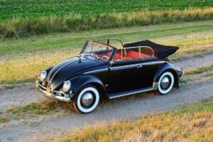 Volkswagen 1200 Karmann Cabriolet. Lang in een weiland vertoeven blijkt toch niet optimaal