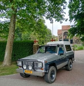 Nissan Patrol (1984). Een mix van trots en enthousiasme voor Pieter