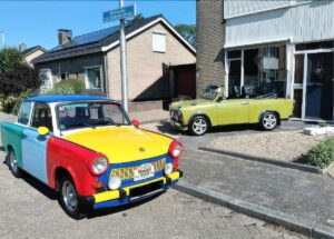 Trabant 601 S (1976) Een vrolijke Harlekin voor Bert en Rutger