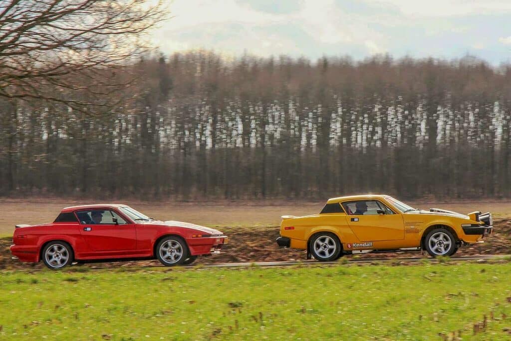 De wedge die Triumphs toekomst was en gevangen zat tussen droom en realiteit