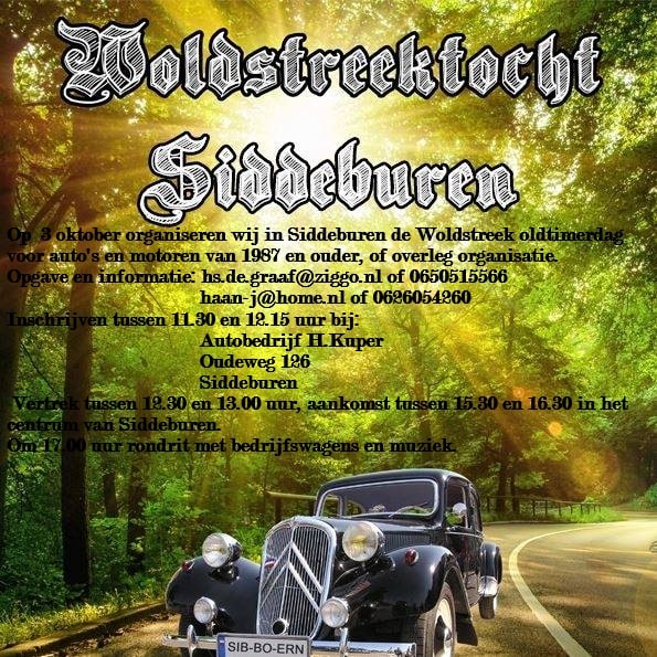 WOLDSTREEKTOCHT SIDDEBUREN