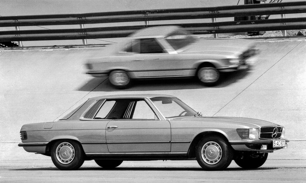 Mercedes-Benz SLC. Een elegant hoofdstuk binnen de 107 bouwserie