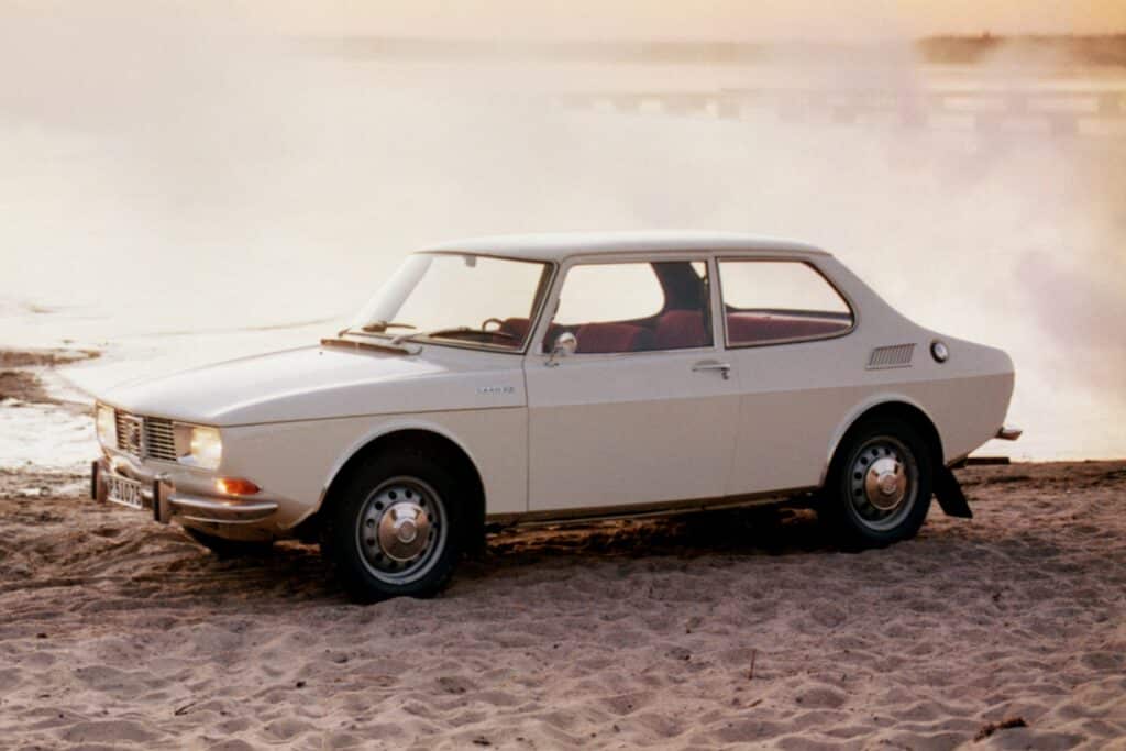 De Triumph Slant-Four motor.