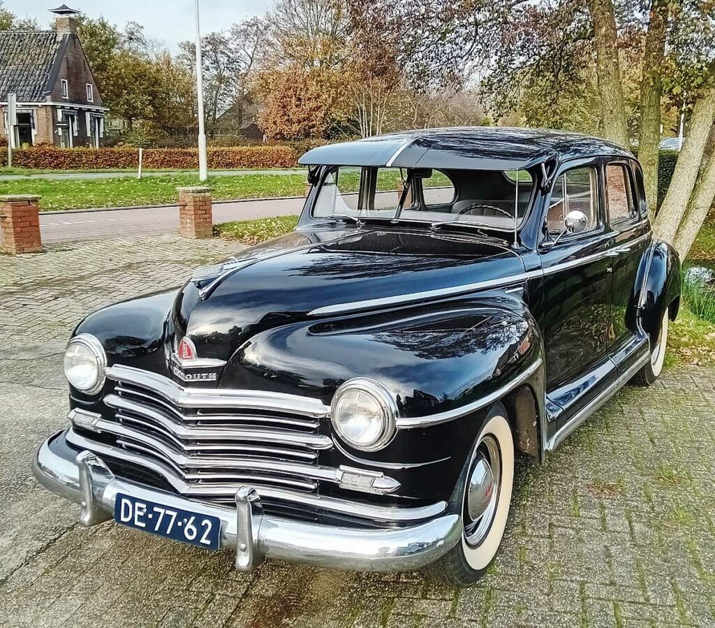 Plymouth LX 4-door sedan (1948). De “Black Beauty” van Pieter