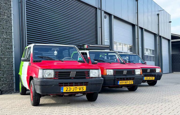 The Fiat Panda trio: enthusiasm first!