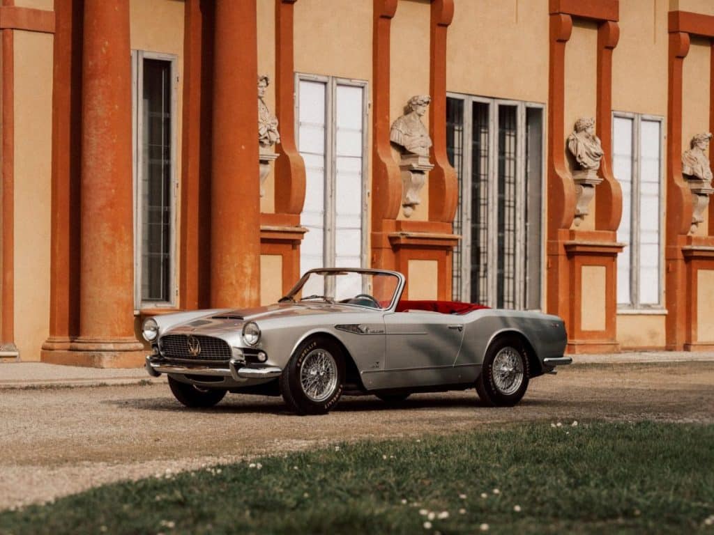 Certificado de autenticidad número 100 para el prototipo descapotable Maserati 3500 GT Vignale (1959)