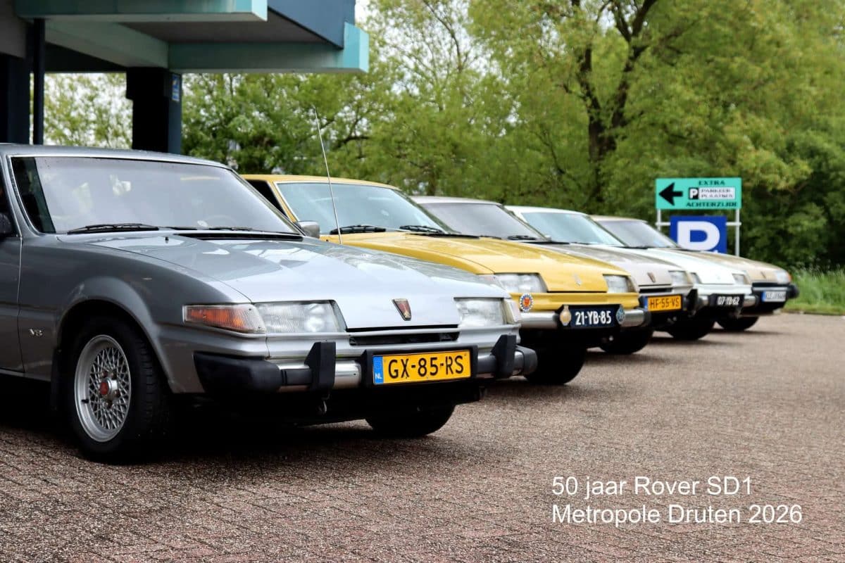Rover SD1 50 jaar: veertig SD1’s bij Metropole in Druten – AMK magazine voor oldtimers, youngtimers 