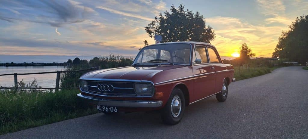 Audi 80 (F103) (1967): ‘Jeder Kilometer ein sicheres Vergnügen’ voor Robin