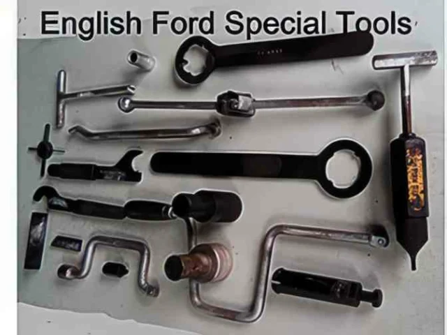 Ford Speciaal - Gereedschap