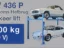 Nieuwe 4 Koloms Parkeer Hefbrug Verrijdbaar 3.6Ton 220v