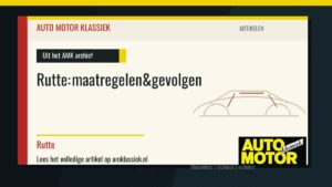 Rutte: maatregelen&gevolgen - Auto Motor Klassiek