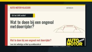 Wat te doen bij een ongeval met doorrijder? - Auto Motor Klassiek