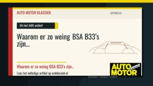 Waarom er zo weing BSA B33’s zijn… - Auto Motor Klassiek