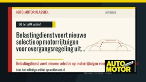 Belastingdienst voert nieuwe selectie op motorrijtuigen voor overgangsregeling uit - Auto Motor Klassiek