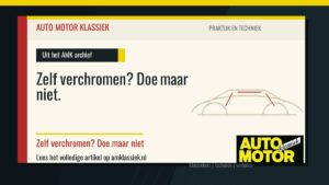 Zelf verchromen? Doe maar niet. - Auto Motor Klassiek