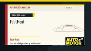 Fout Hout - Auto Motor Klassiek