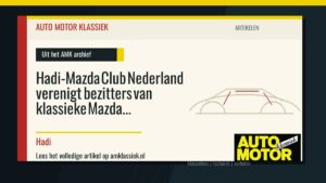 Hadi-Mazda Club Nederland verenigt bezitters van klassieke Mazda - Auto Motor Klassiek