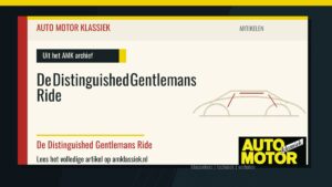 De Distinguished Gentlemans Ride - Auto Motor Klassiek